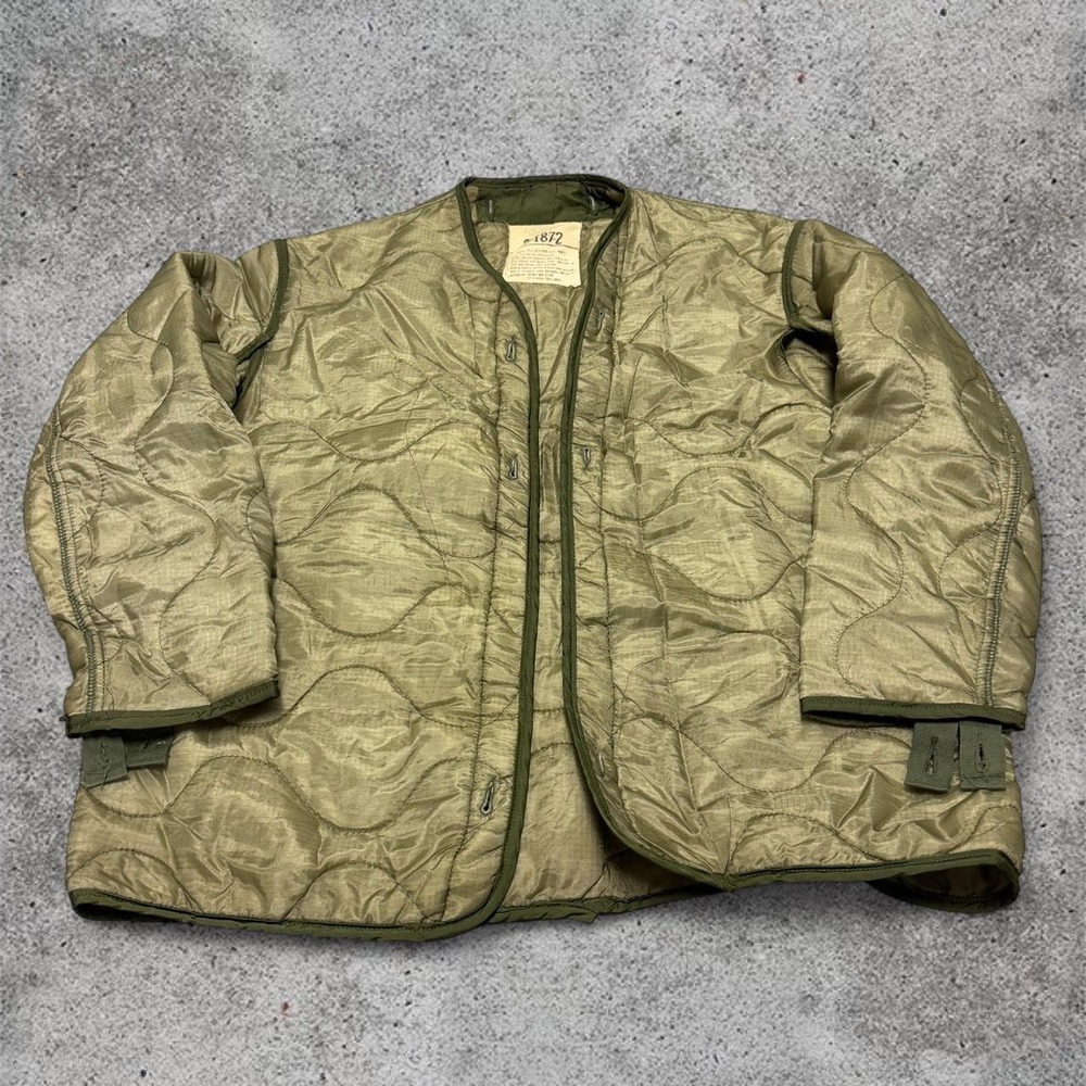 Vintage Olive green m65 military liner jacket